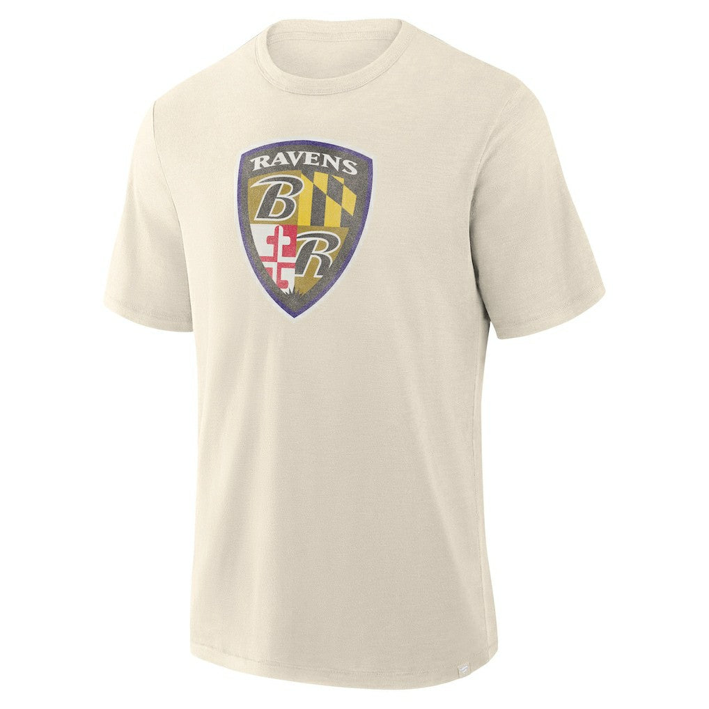 Baltimore Ravens Slub T-Shirt - Cream T-shirts