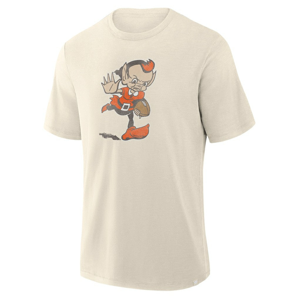Cleveland Browns Slub T-Shirt - Cream T-shirts