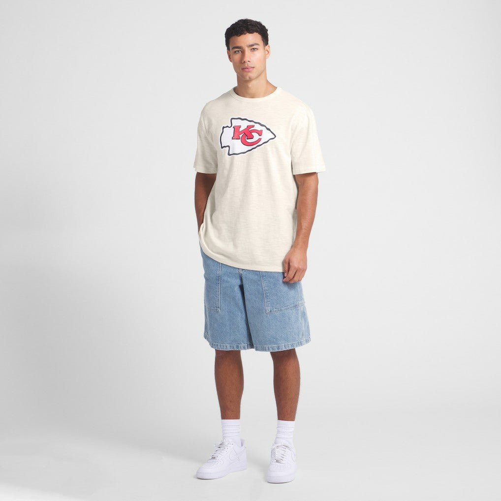 Kansas City Chiefs Slub T-Shirt - Cream T-shirts