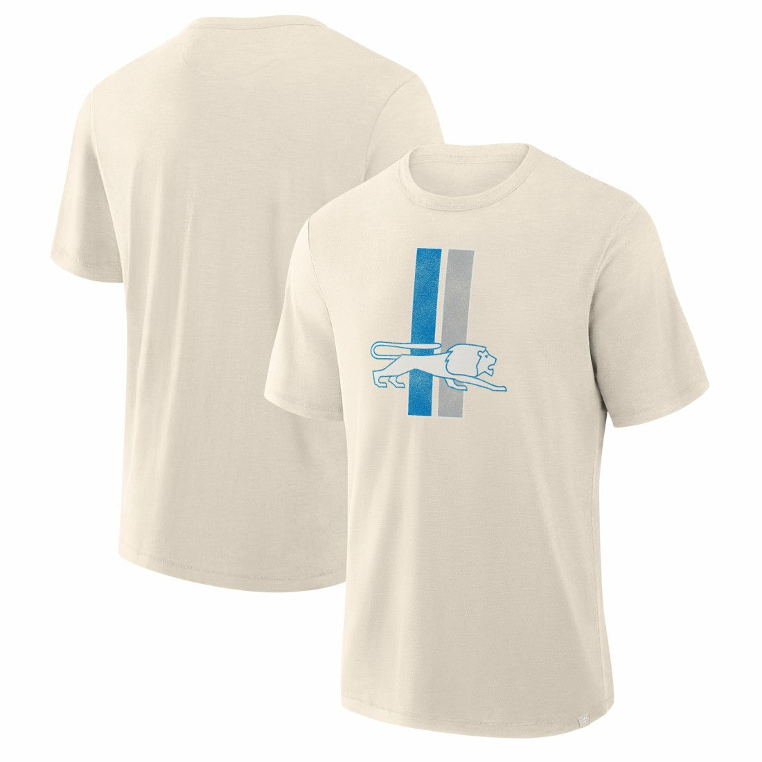 Detroit Lions Slub T-Shirt - Cream T-shirts