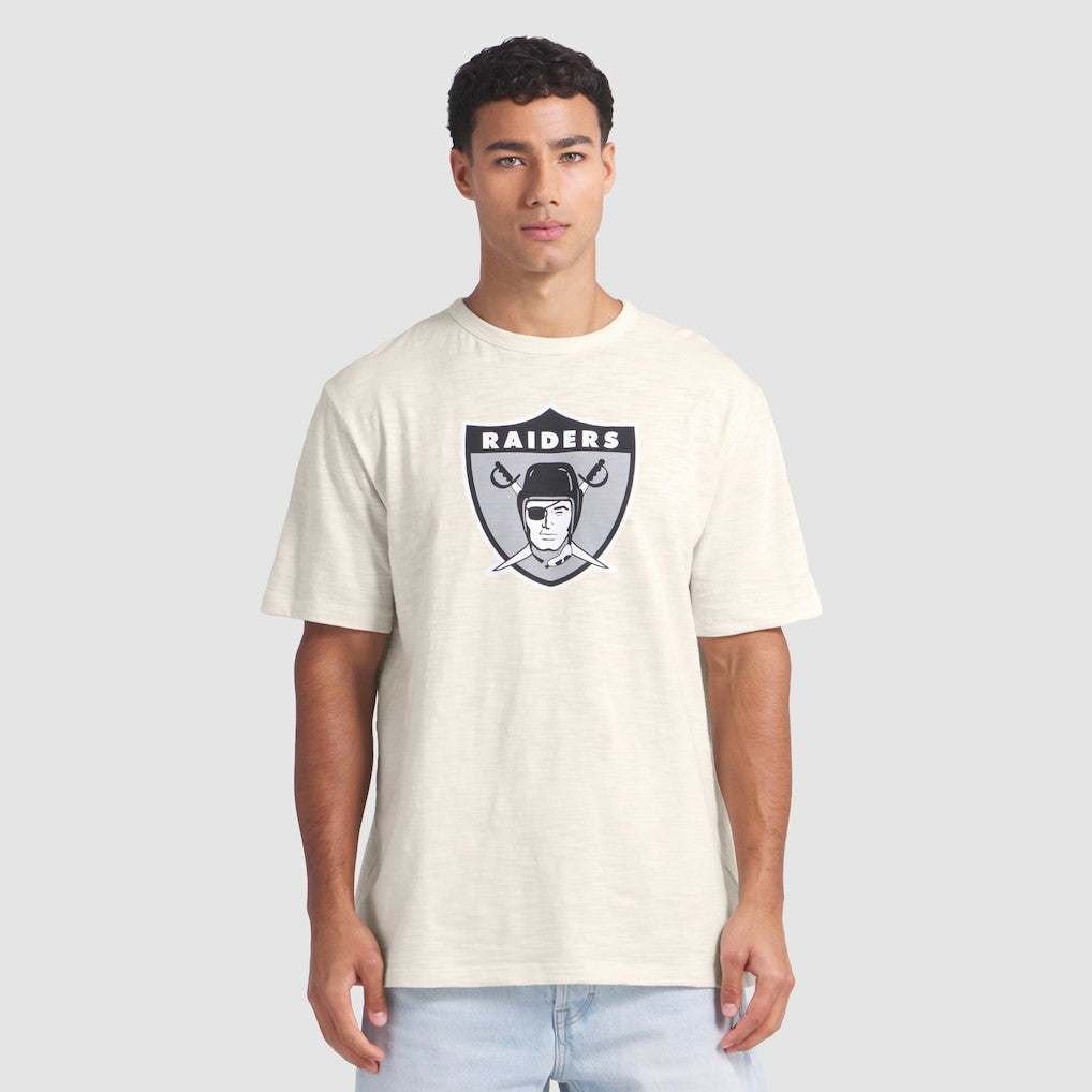 Las Vegas Raiders Slub T-Shirt - Cream T-shirts