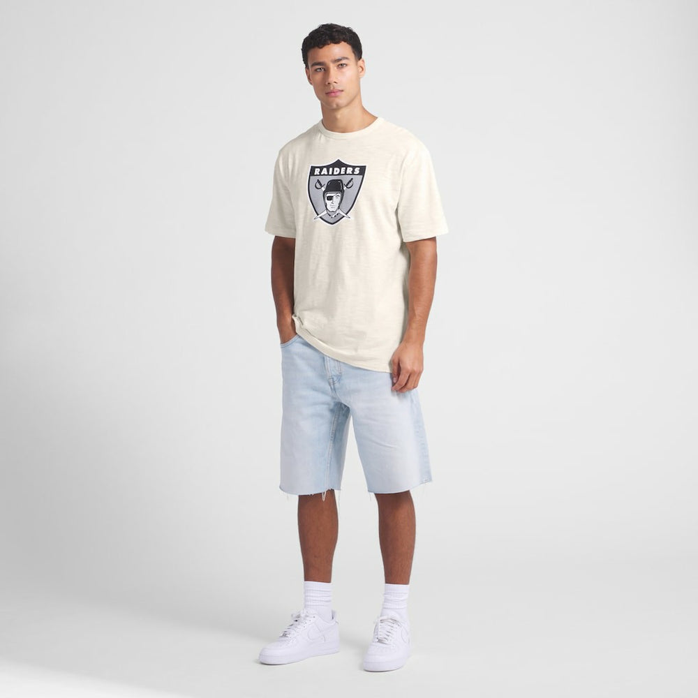 Las Vegas Raiders Slub T-Shirt - Cream T-shirts