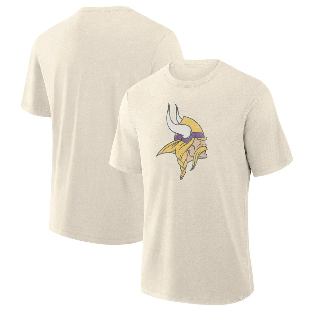 Minnesota Vikings Slub T-Shirt - Cream T-shirts