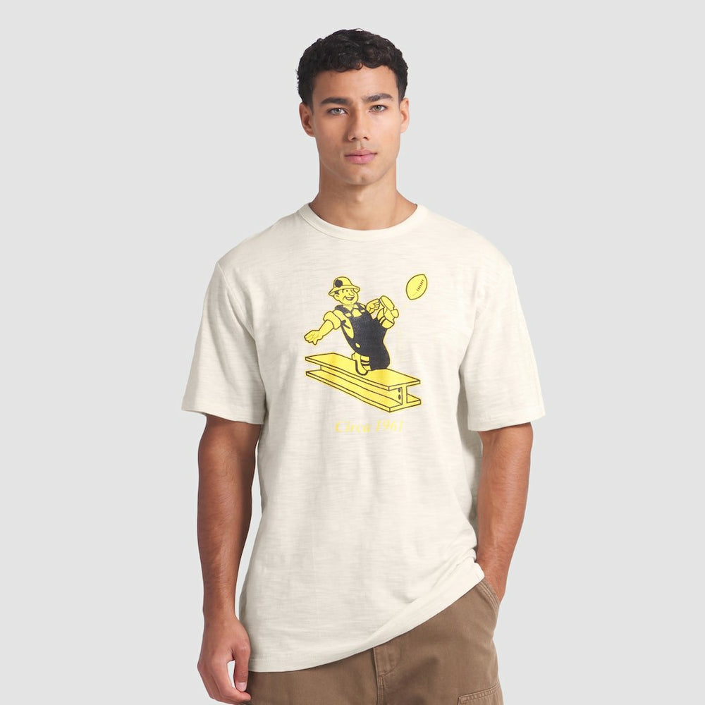 Pittsburgh Steelers Slub T-Shirt - Cream T-shirts