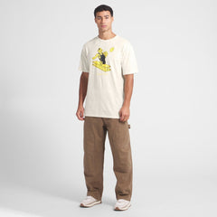 Pittsburgh Steelers Slub T-Shirt - Cream T-shirts