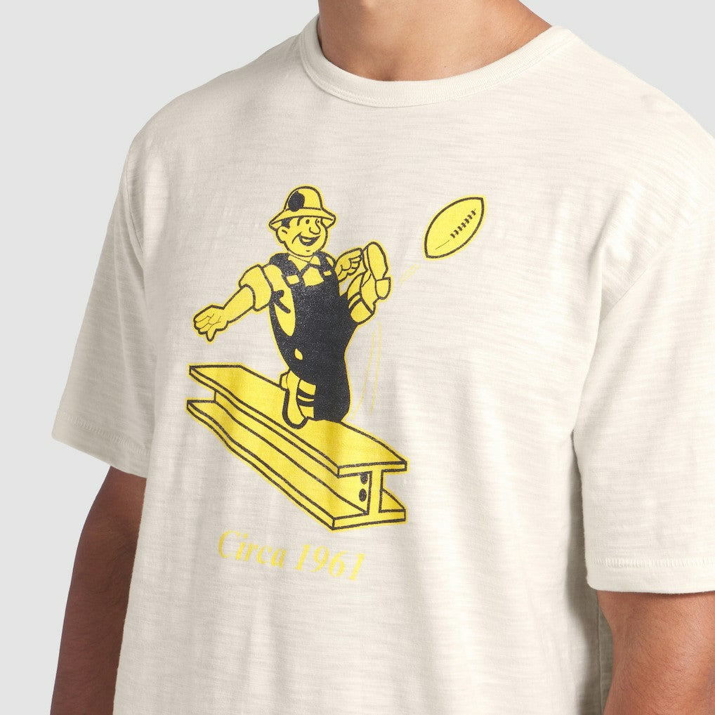 Pittsburgh Steelers Slub T-Shirt - Cream T-shirts