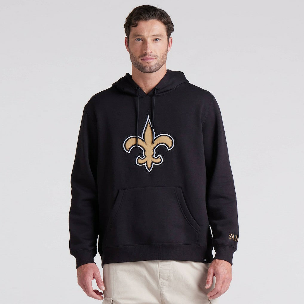 New Orleans Saints Pylon Cam Legacy Pullover Hoodie - Black Hoodies