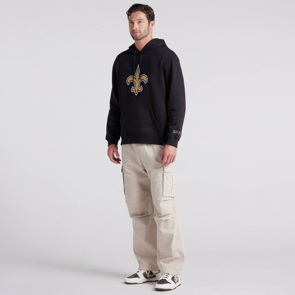 New Orleans Saints Pylon Cam Legacy Pullover Hoodie - Black Hoodies
