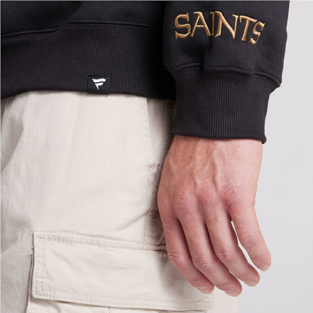 New Orleans Saints Pylon Cam Legacy Pullover Hoodie - Black Hoodies