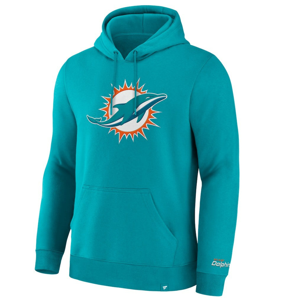 Miami Dolphins Pylon Cam Legacy Pullover Hoodie - Aqua Hoodies