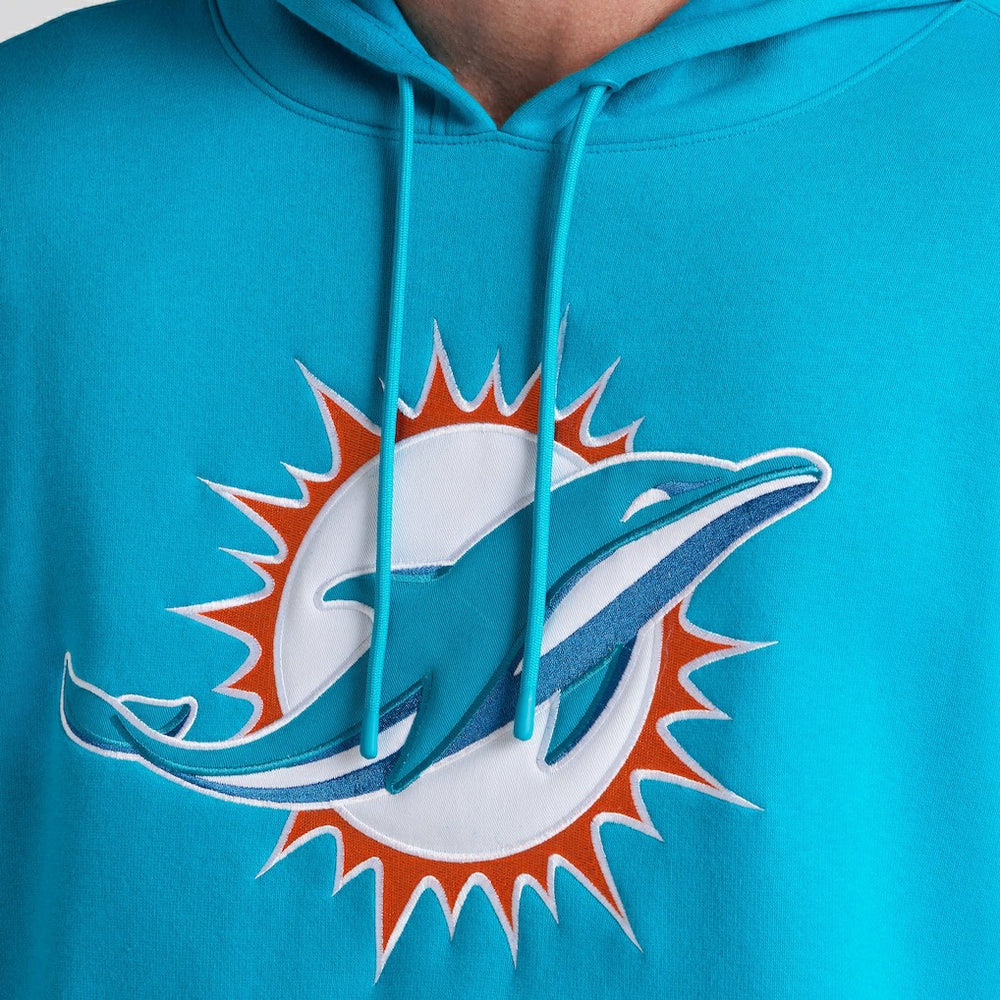 Miami Dolphins Pylon Cam Legacy Pullover Hoodie - Aqua Hoodies