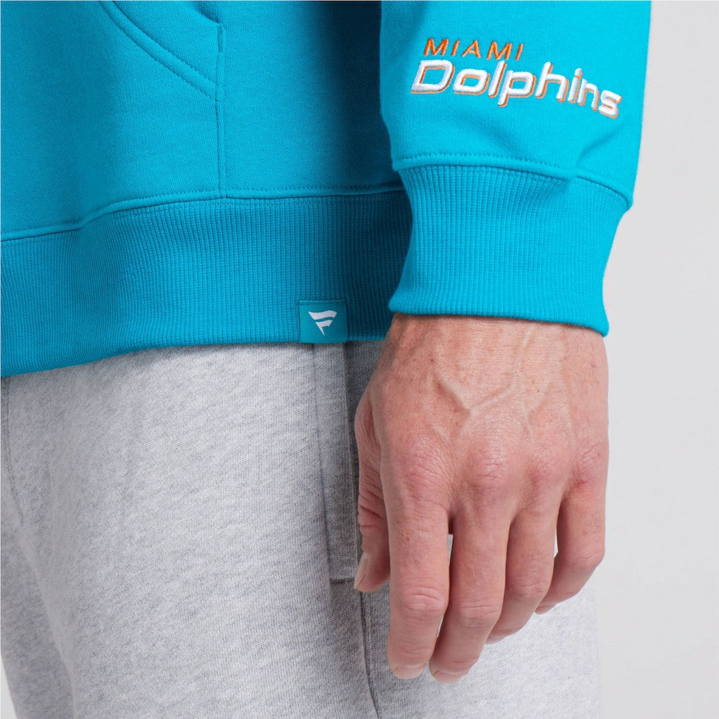 Miami Dolphins Pylon Cam Legacy Pullover Hoodie - Aqua Hoodies