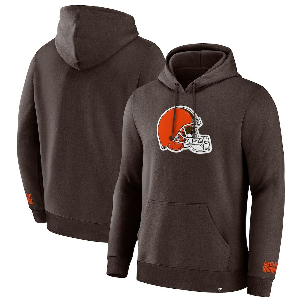 Cleveland Browns Pylon Cam Legacy Pullover Hoodie - Brown Hoodies