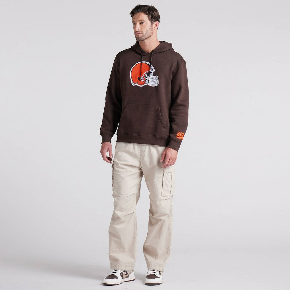 Cleveland Browns Pylon Cam Legacy Pullover Hoodie - Brown Hoodies
