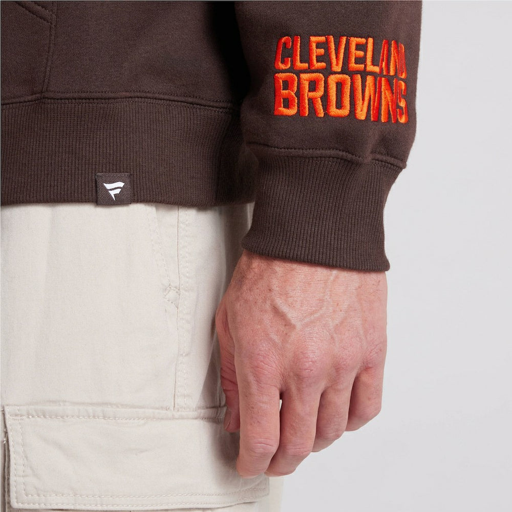 Cleveland Browns Pylon Cam Legacy Pullover Hoodie - Brown Hoodies