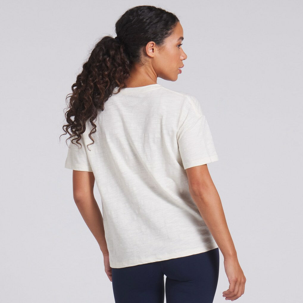 Dallas Cowboys Women's Trick Play Slub Boxy T-Shirt - Cream T-shirts