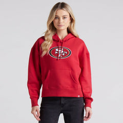 San Francisco 49ers Women's Legacy Fleece Pullover Hoodie - Scarlet Hoodies