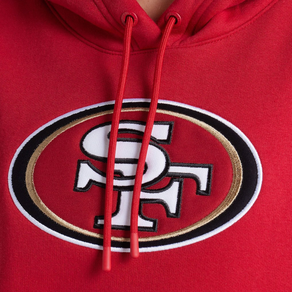 San Francisco 49ers Women's Legacy Fleece Pullover Hoodie - Scarlet Hoodies