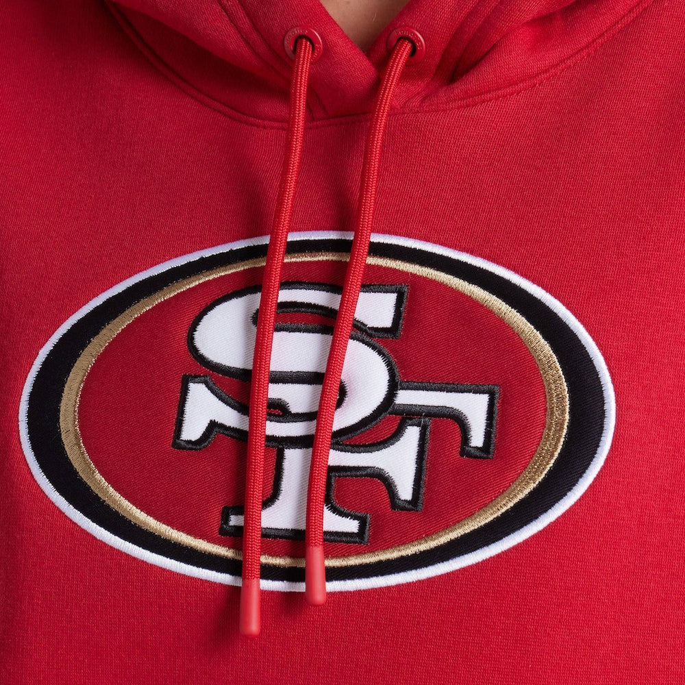 San Francisco 49ers Women's Legacy Fleece Pullover Hoodie - Scarlet Hoodies