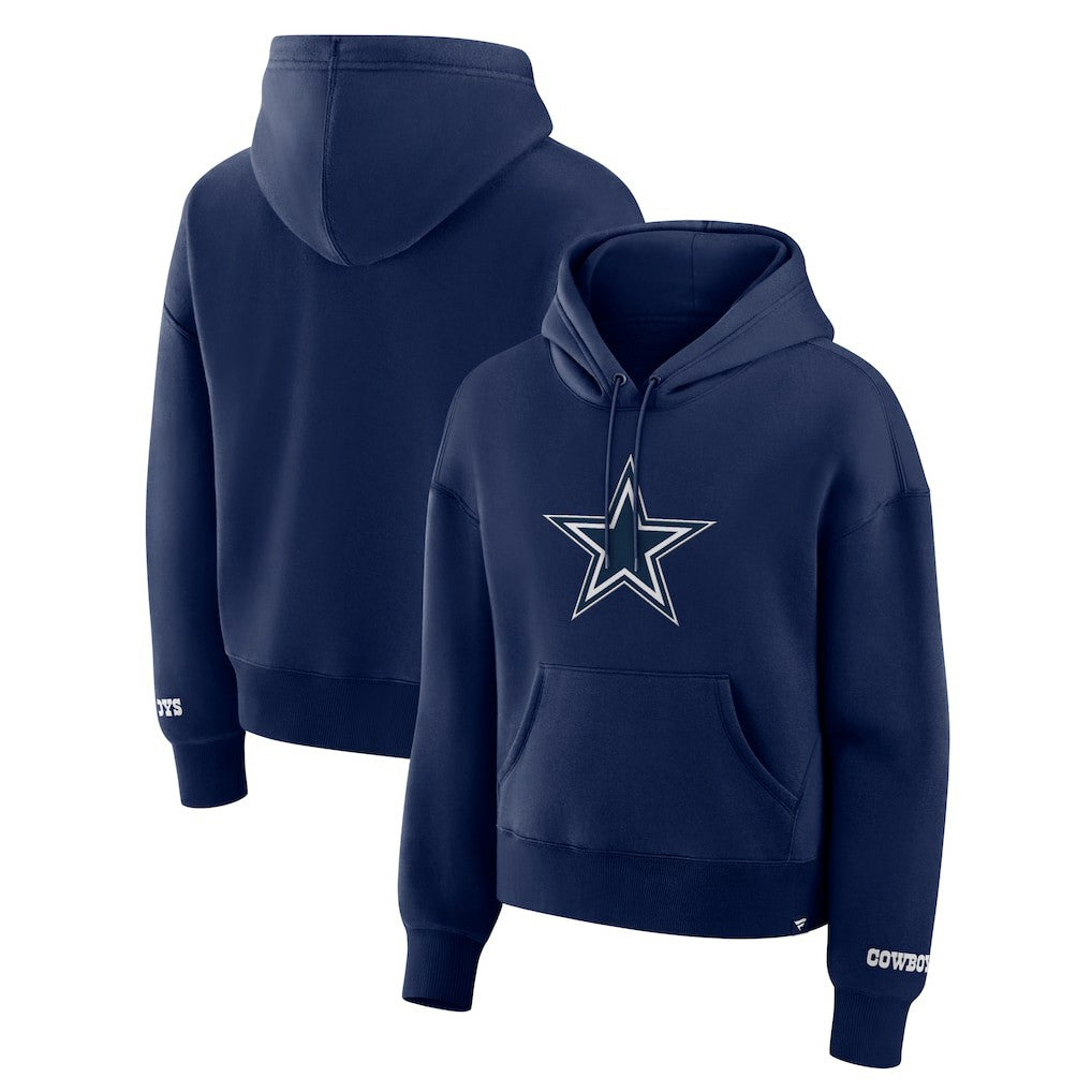 Dallas Cowboys Women's Legacy Fleece Pullover Hoodie - Navy Hoodies