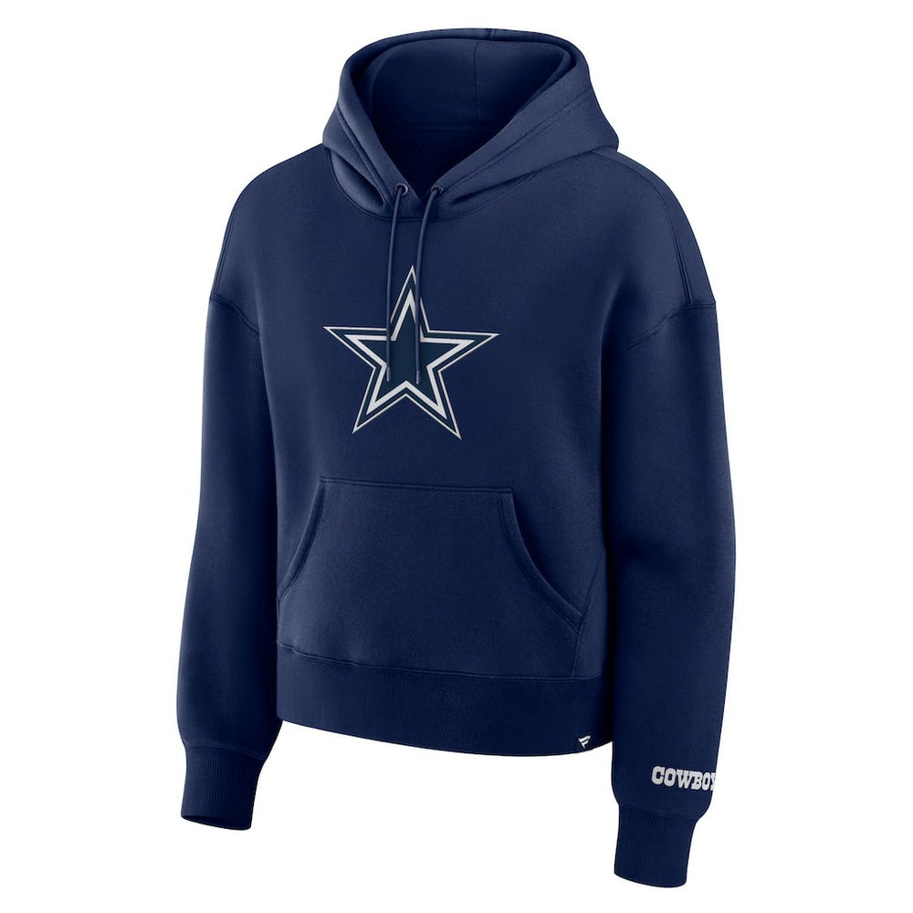 Dallas Cowboys Women's Legacy Fleece Pullover Hoodie - Navy Hoodies