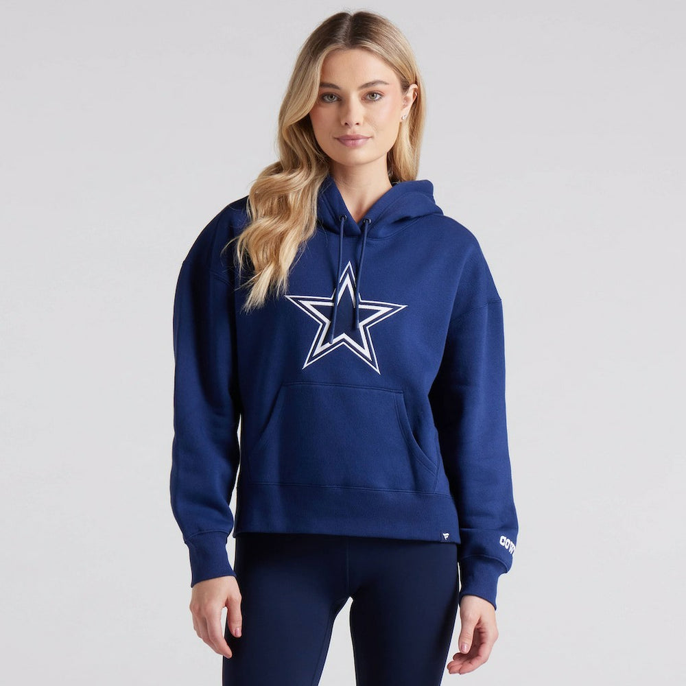 Dallas Cowboys Women's Legacy Fleece Pullover Hoodie - Navy Hoodies