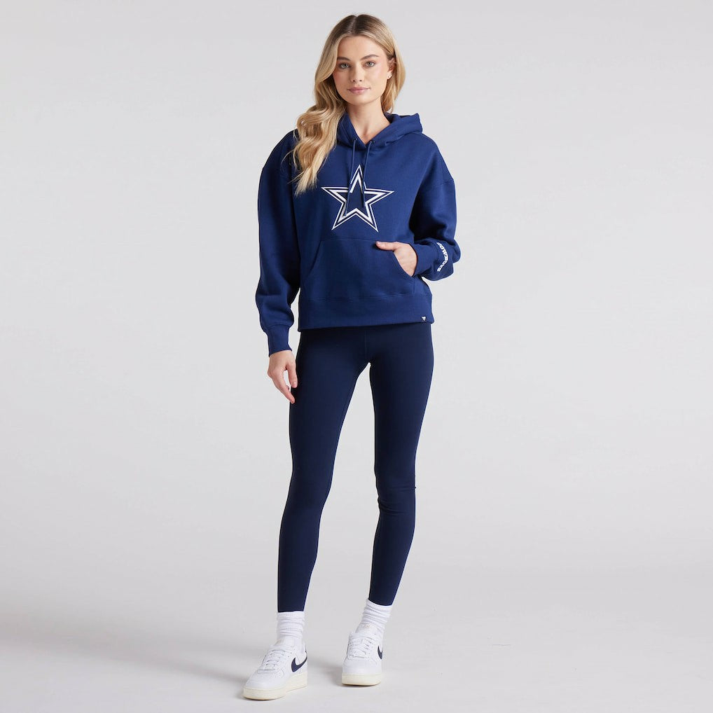Dallas Cowboys Women's Legacy Fleece Pullover Hoodie - Navy Hoodies
