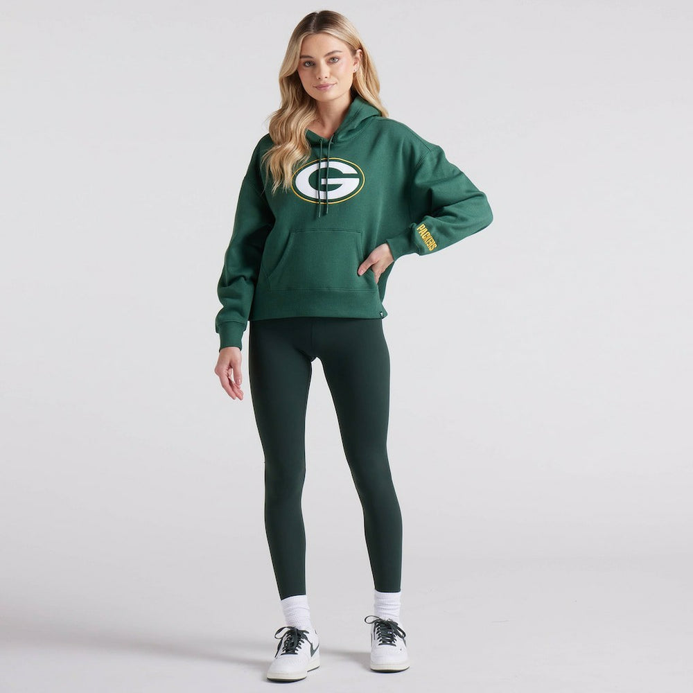 Green Bay Packers Women's Legacy Fleece Pullover Hoodie - Green Hoodies