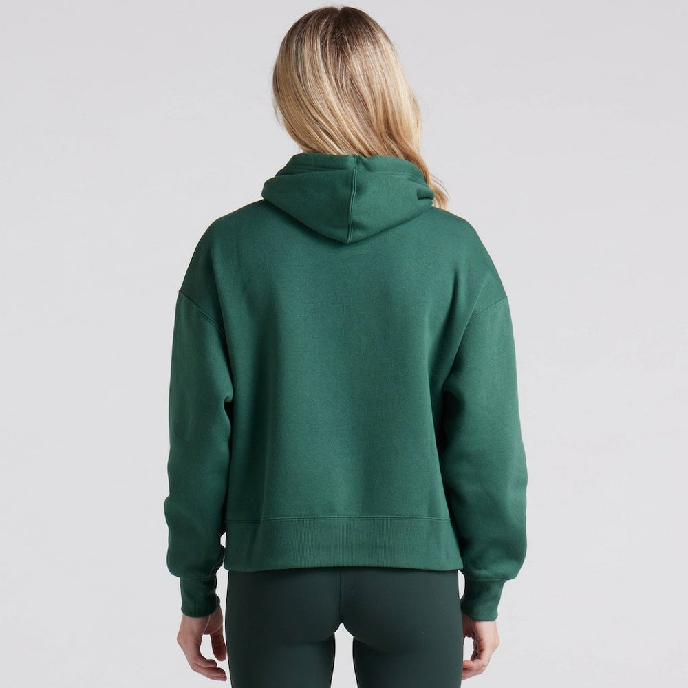 Green Bay Packers Women's Legacy Fleece Pullover Hoodie - Green Hoodies
