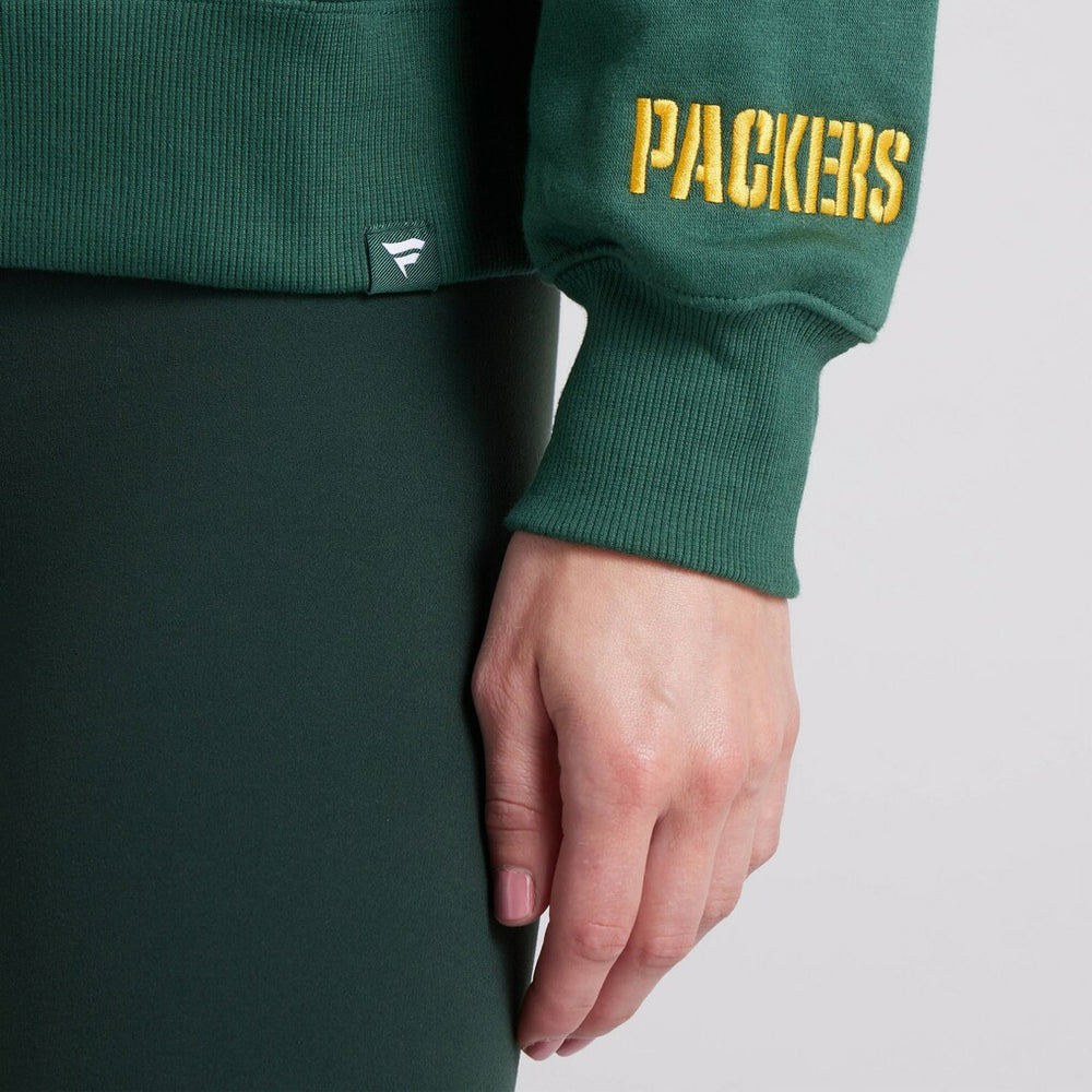 Green Bay Packers Women's Legacy Fleece Pullover Hoodie - Green Hoodies