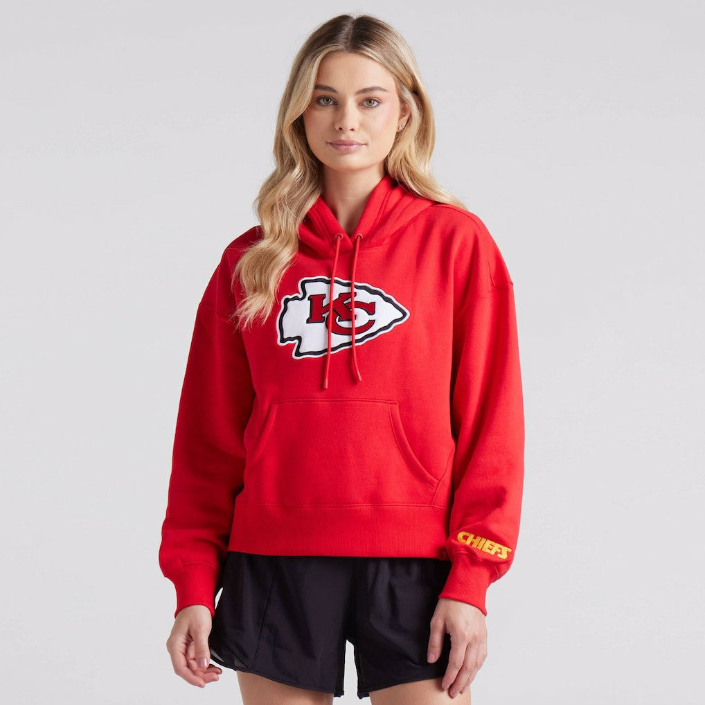 Kansas City Chiefs Women's Legacy Fleece Pullover Hoodie - Red Hoodies
