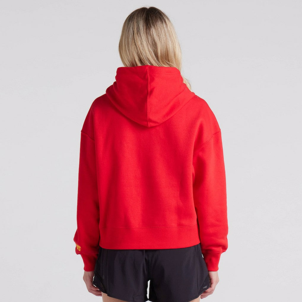 Kansas City Chiefs Women's Legacy Fleece Pullover Hoodie - Red Hoodies