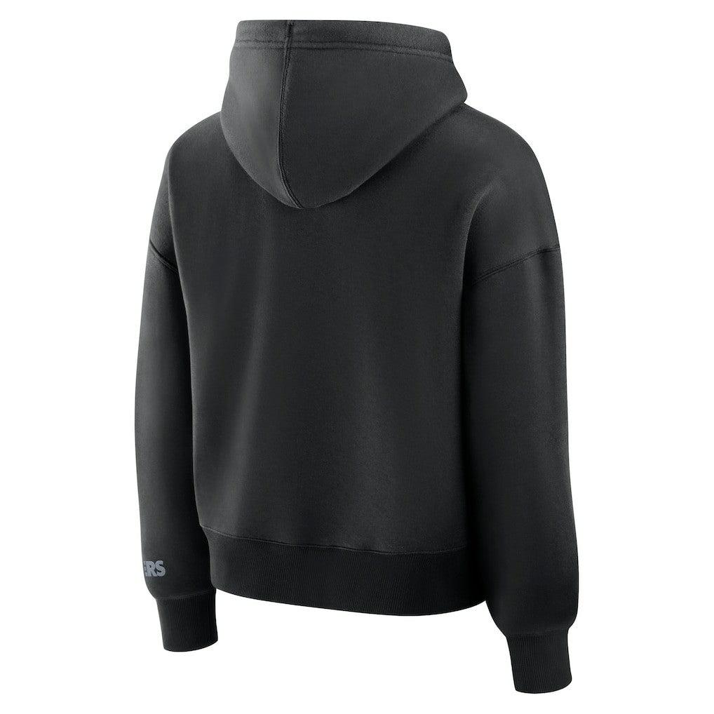 Las Vegas Raiders Women's Legacy Fleece Pullover Hoodie - Black Hoodies