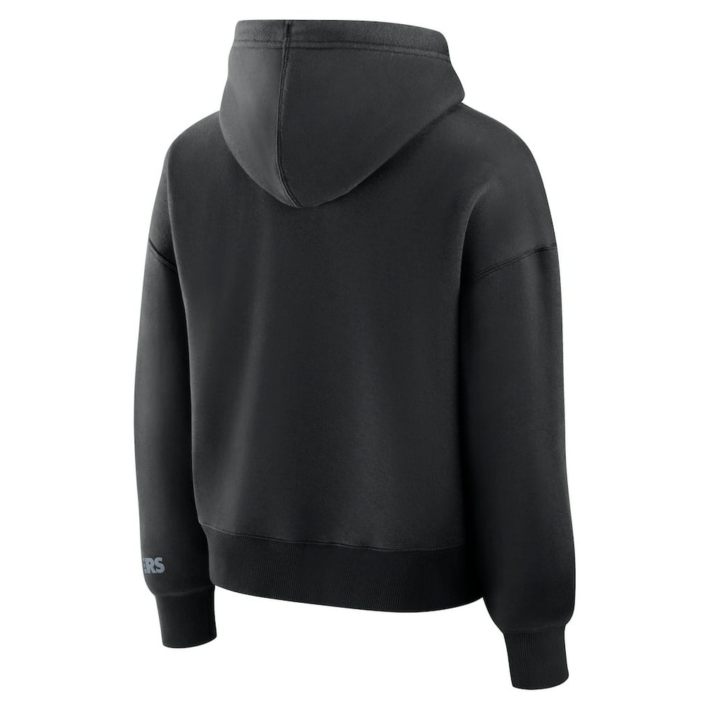 Las Vegas Raiders Women's Legacy Fleece Pullover Hoodie - Black Hoodies