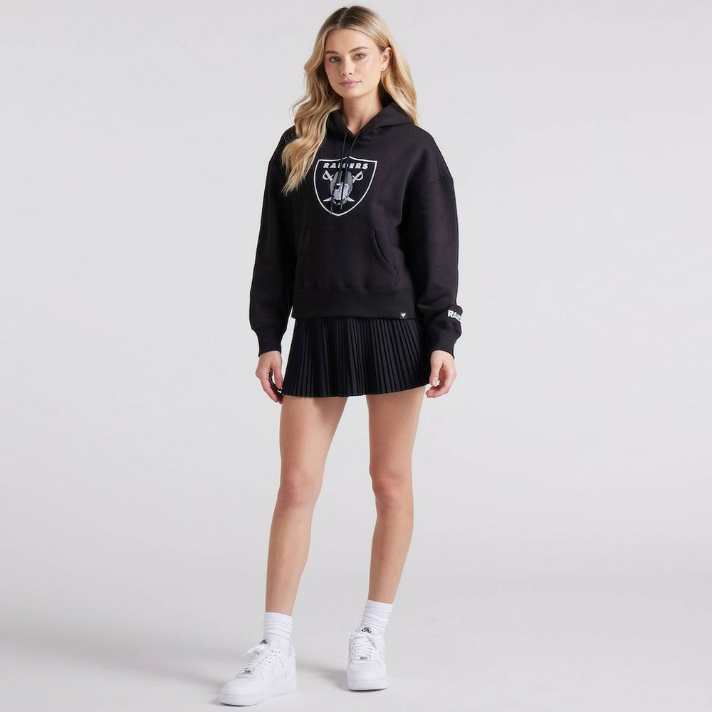 Las Vegas Raiders Women's Legacy Fleece Pullover Hoodie - Black Hoodies