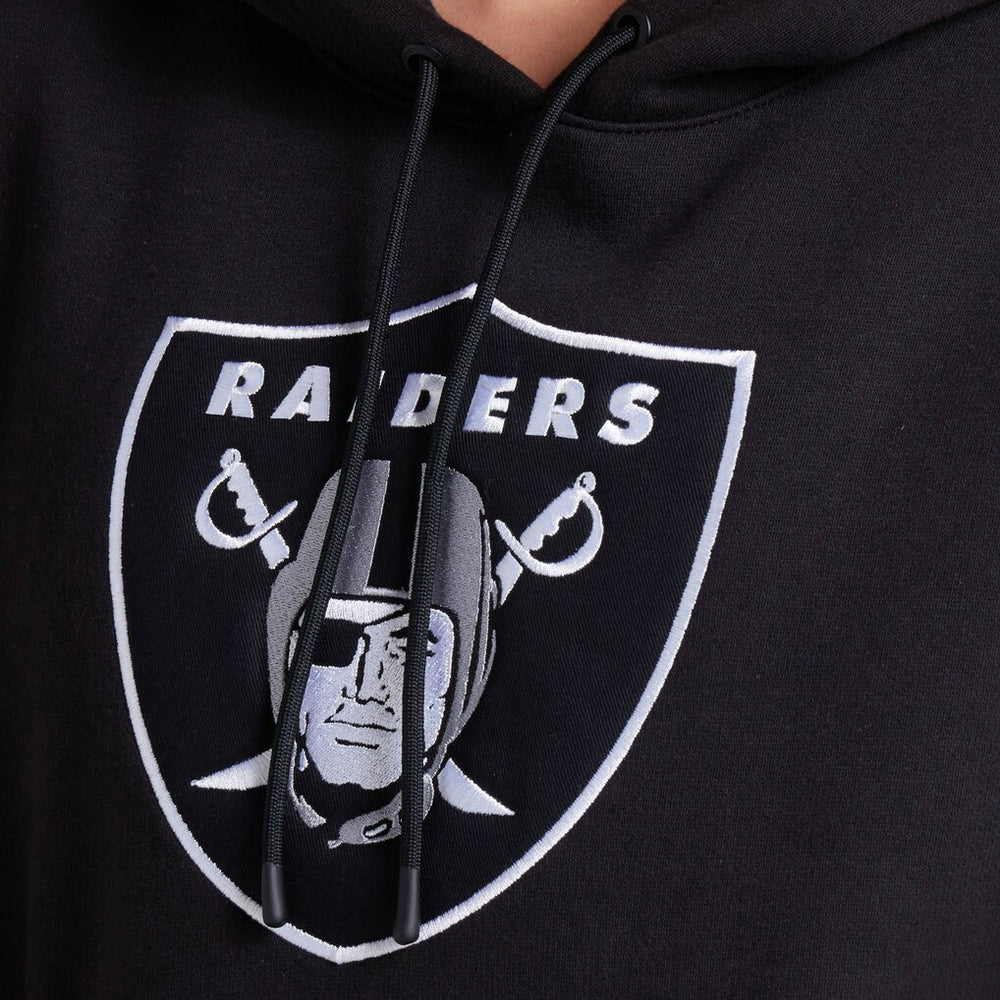 Las Vegas Raiders Women's Legacy Fleece Pullover Hoodie - Black Hoodies
