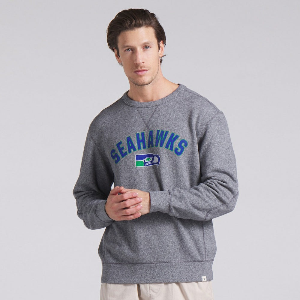 Seattle Seahawks Loop Terry Pullover Sweatshirt - Heather Gray Pullover