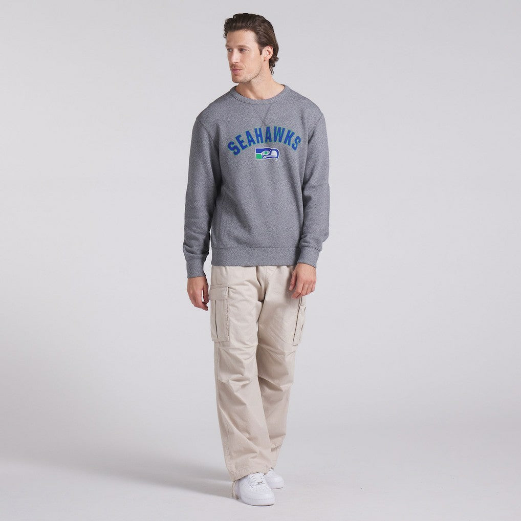 Seattle Seahawks Loop Terry Pullover Sweatshirt - Heather Gray Pullover