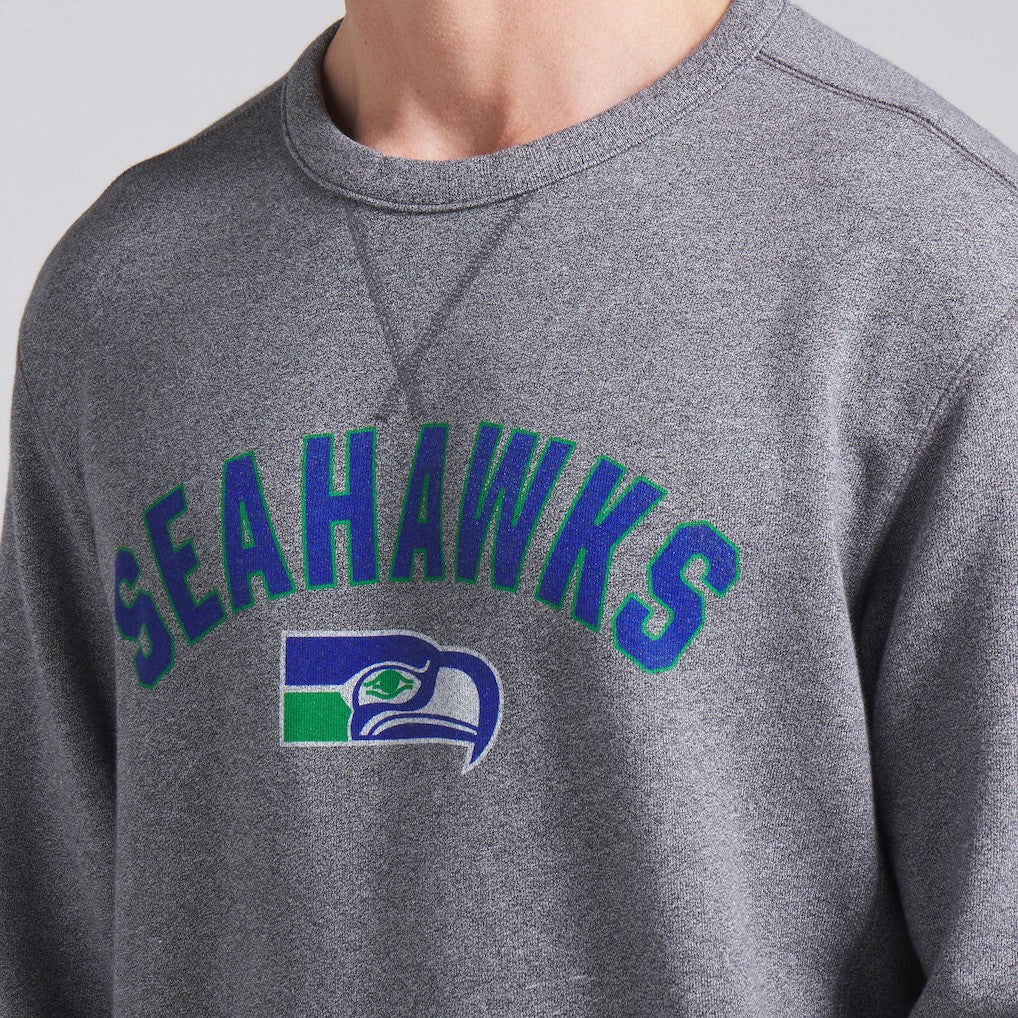 Seattle Seahawks Loop Terry Pullover Sweatshirt - Heather Gray Pullover