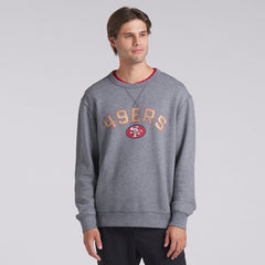 San Francisco 49ers Loop Terry Pullover Sweatshirt - Heather Gray Pullover