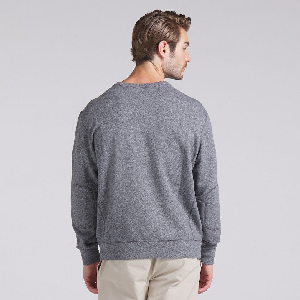 Miami Dolphins Loop Terry Pullover Sweatshirt - Heather Gray Pullover