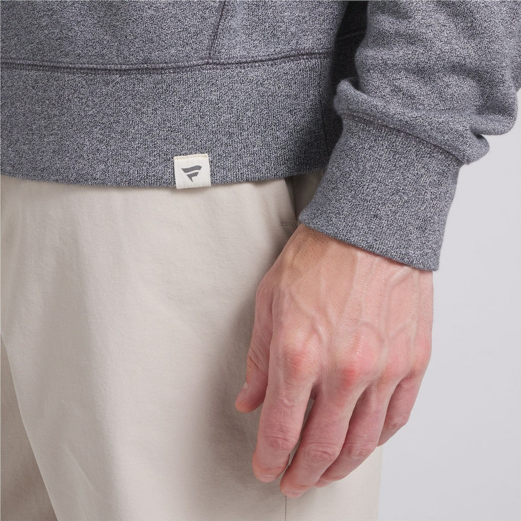 Miami Dolphins Loop Terry Pullover Sweatshirt - Heather Gray Pullover