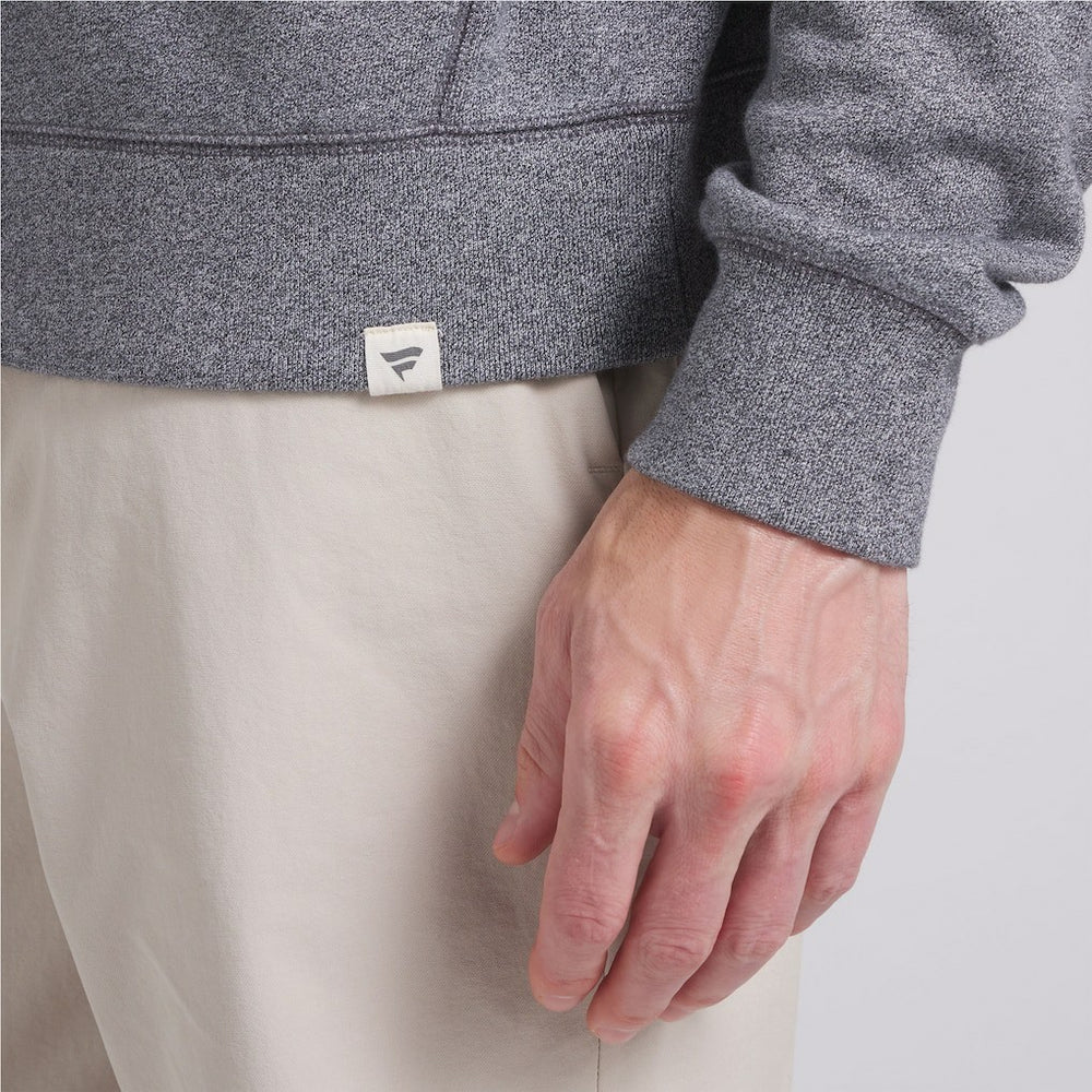 Miami Dolphins Loop Terry Pullover Sweatshirt - Heather Gray Pullover