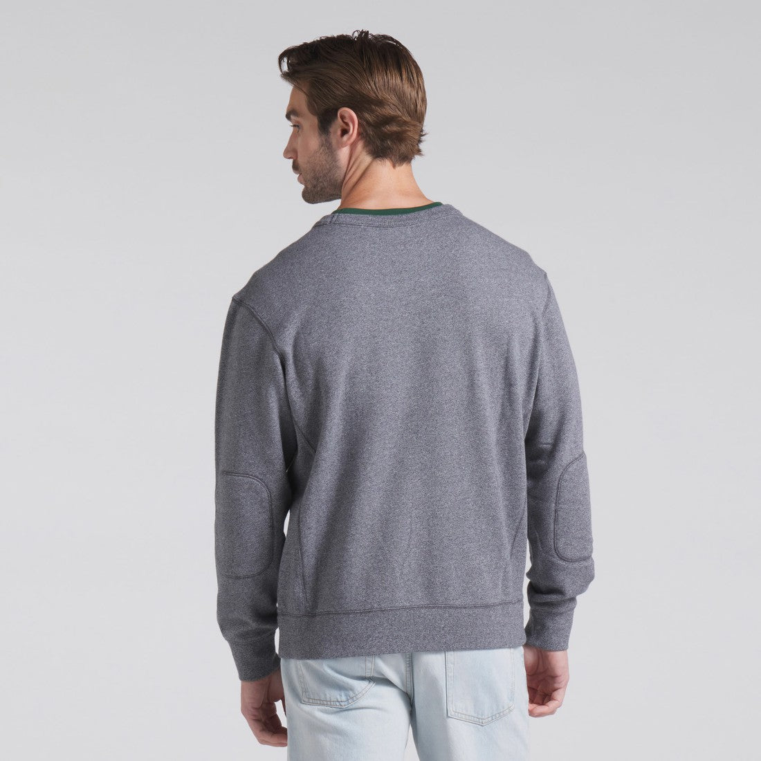 New York Jets Loop Terry Pullover Sweatshirt - Heather Gray Pullover