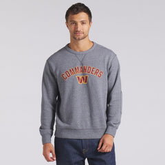 Washington Commanders Loop Terry Pullover Sweatshirt - Heather Gray Pullover