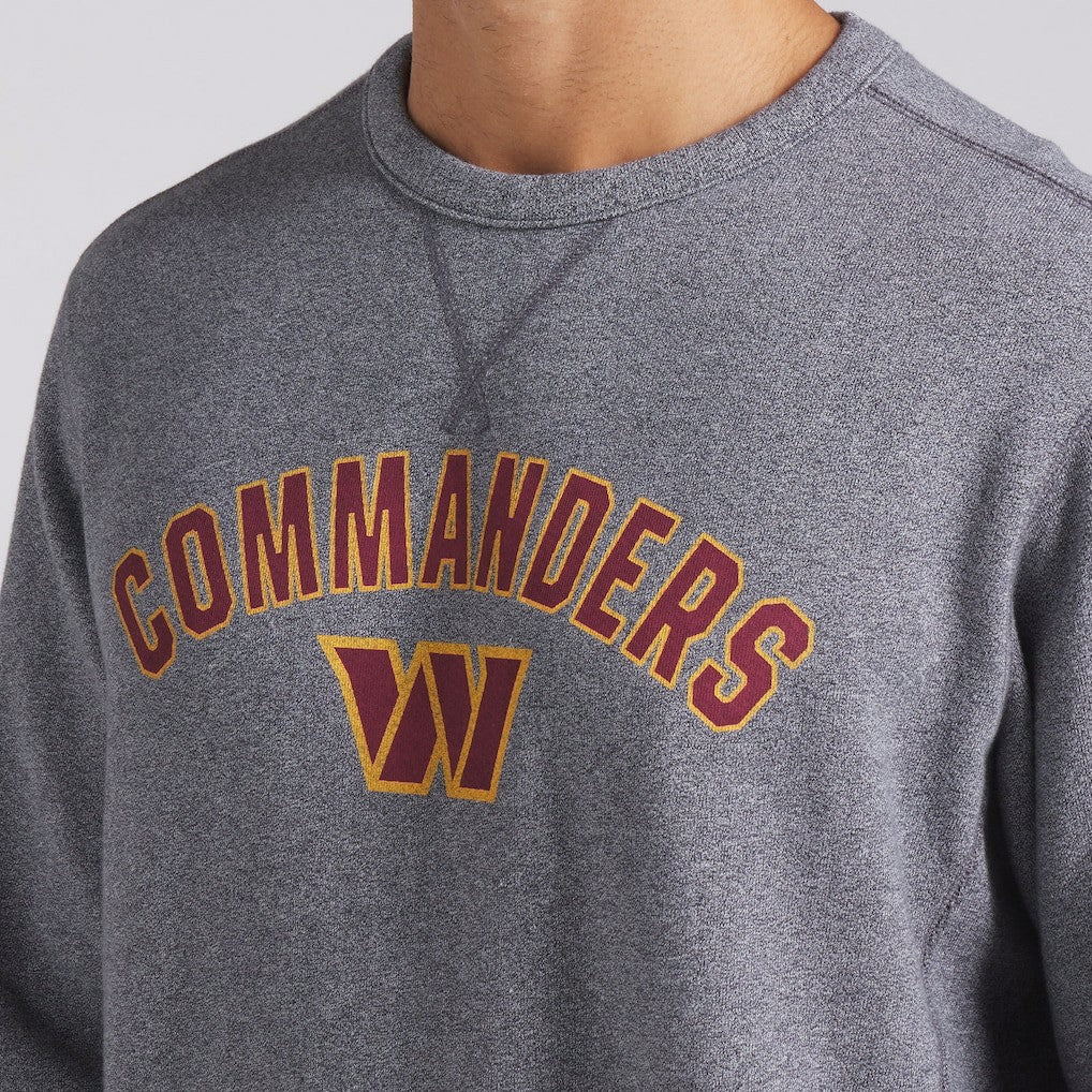 Washington Commanders Loop Terry Pullover Sweatshirt - Heather Gray Pullover