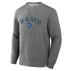 Los Angeles Rams Loop Terry Pullover Sweatshirt - Heather Gray Pullover