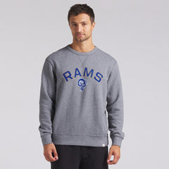 Los Angeles Rams Loop Terry Pullover Sweatshirt - Heather Gray Pullover