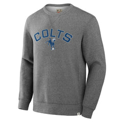 Indianapolis Colts Loop Terry Pullover Sweatshirt - Heather Gray Pullover