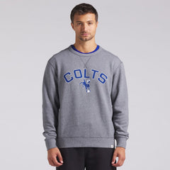 Indianapolis Colts Loop Terry Pullover Sweatshirt - Heather Gray Pullover